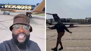 Rick Ross Debuts 18-Passenger Plane Ahead of MMG Pool Party