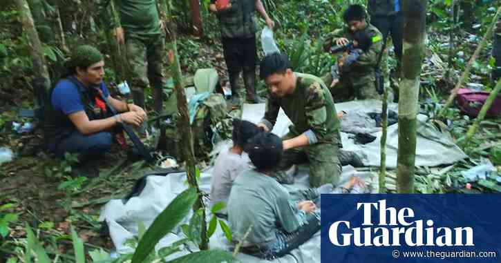 Colombian children found alive five weeks after Amazon jungle plane crash