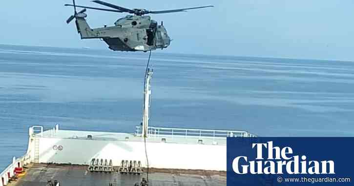Italian special forces storm Turkish cargo ship after migrants attempt hijack