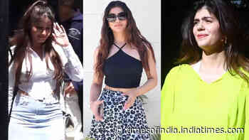 #CelebrityEvenings: From Sanjana Sanghi to Akanksha Puri, Bollywood celebs spotted in Mumbai
