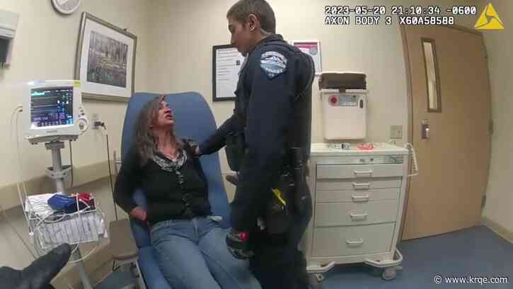 Bodycam video shows former Colorado officer punching handcuffed woman