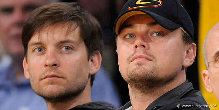 Leonardo DiCaprio & Tobey Maguire Wear Matching Jewelry During Paris Outing
