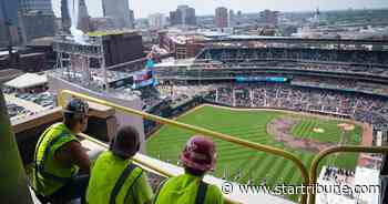 What's it like to watch the Twins from Target Field's towering new neighbor? I went up to find out
