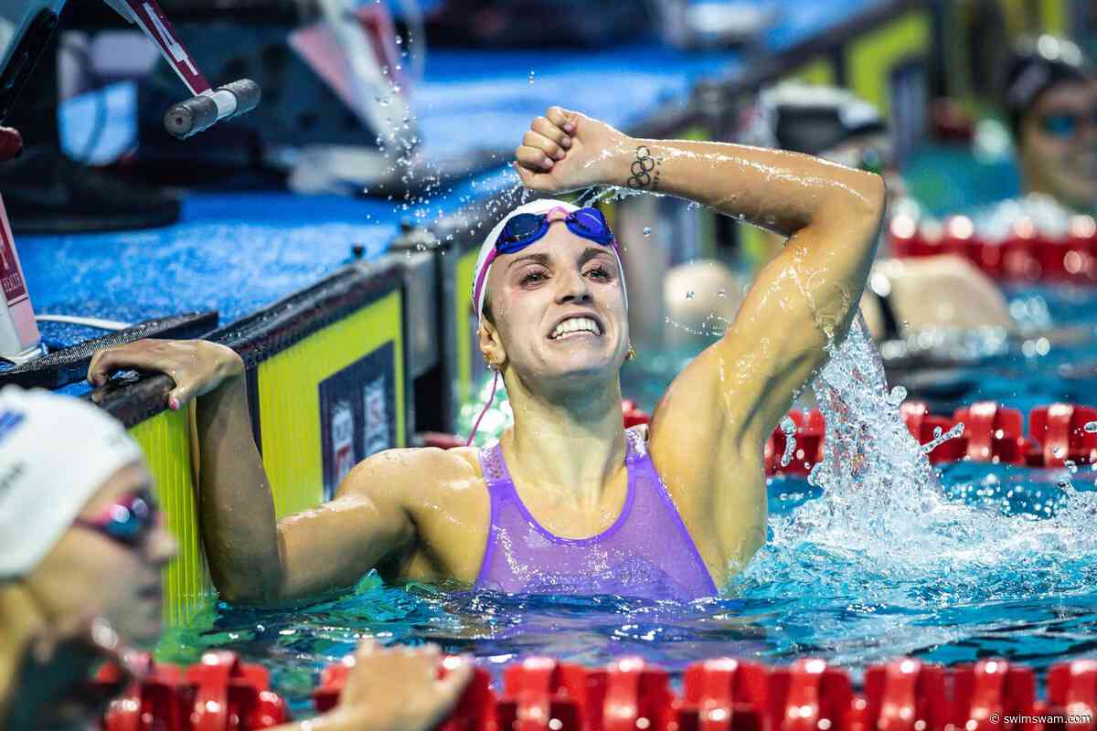 Live results swimming. Кейли МАККЕОН.