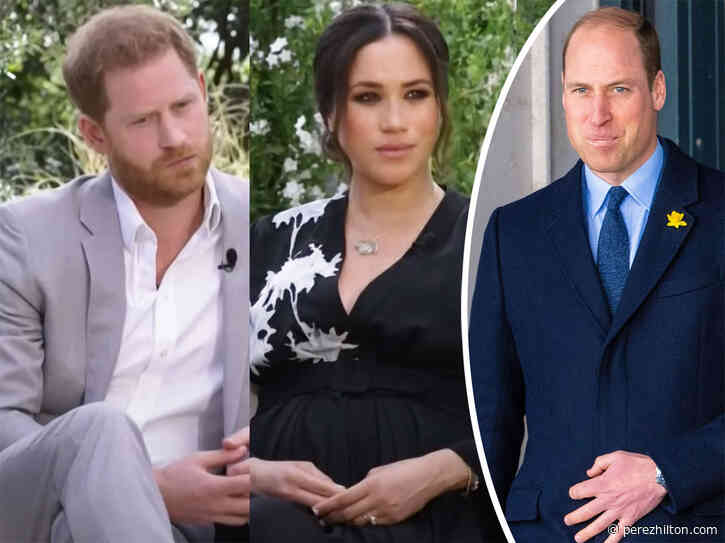 Prince William 'Couldn’t Eat For A Week' Before Harry & Meghan's Oprah Tell-All!