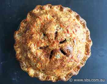 Cheddar-crusted apple pie