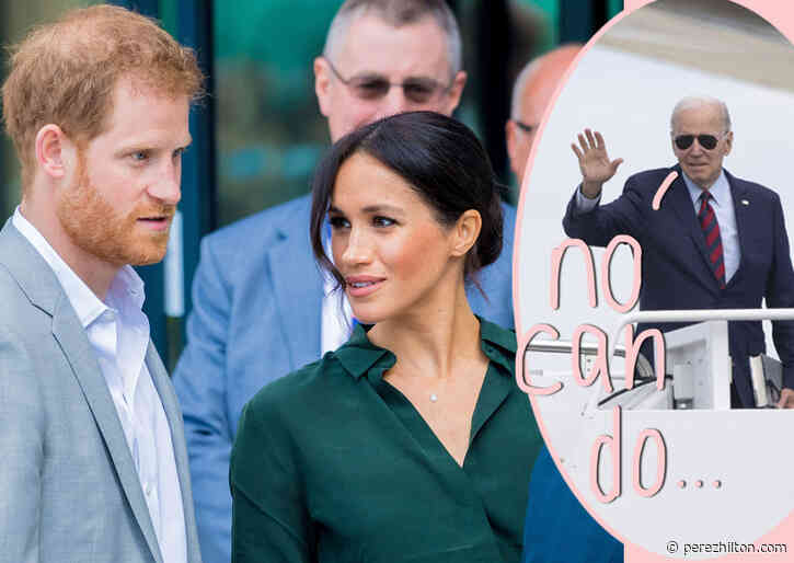 Prince Harry & Meghan Markle DENIED -- Biden Said No To Use Of Air Force One After Queen Elizabeth's Funeral: REPORT