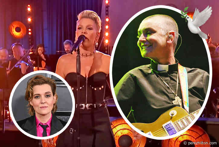 Pink & Brandi Carlile Pay Tribute To Sinéad O'Connor With Beautiful Rendition Of Nothing Compares 2 U! Watch!