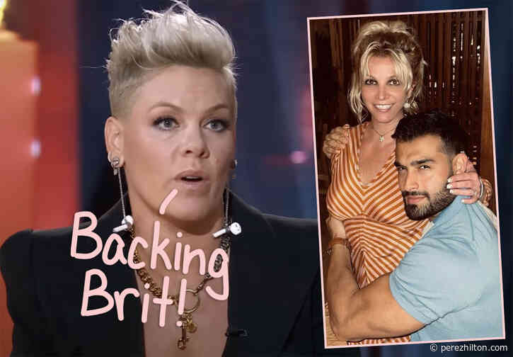 Pink Honors Britney Spears Amid Shocking Sam Asghari Divorce -- In The Most Heartwarming Way!