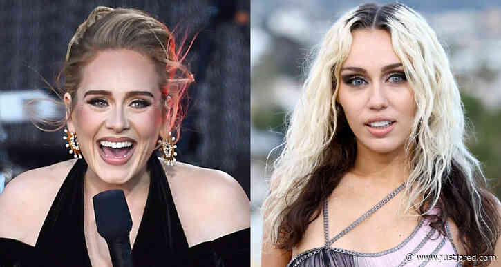 Adele Sings Her Praises for Miley Cyrus, Says She's a 'Legend'