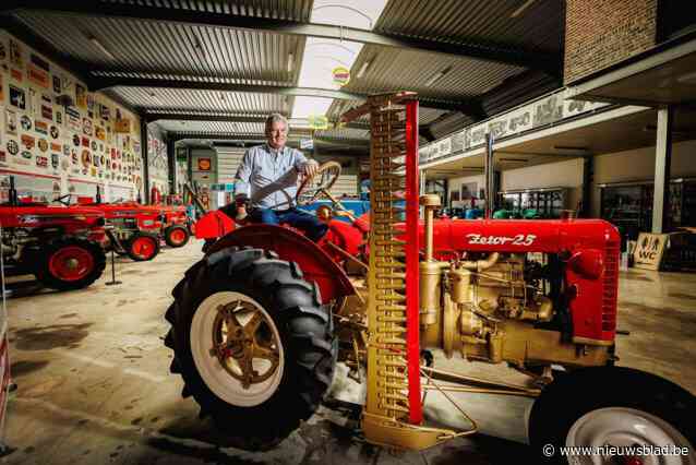 Loonwerker Herman Michiels (65) opent tractormuseum in Houtvenne: “Het is een uit de hand gelopen hobby”