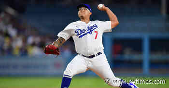 Julio Urias, L.A. Dodgers Pitcher, Is Charged With Domestic Violence