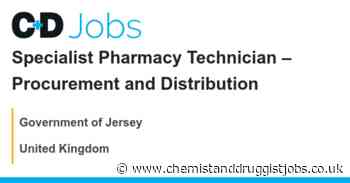 Government of Jersey: Specialist Pharmacy Technician – Procurement and Distribution