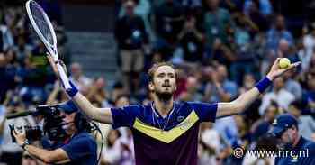Titelverdediger Alacarz tegen Medvedev onderuit in halve finale US Open