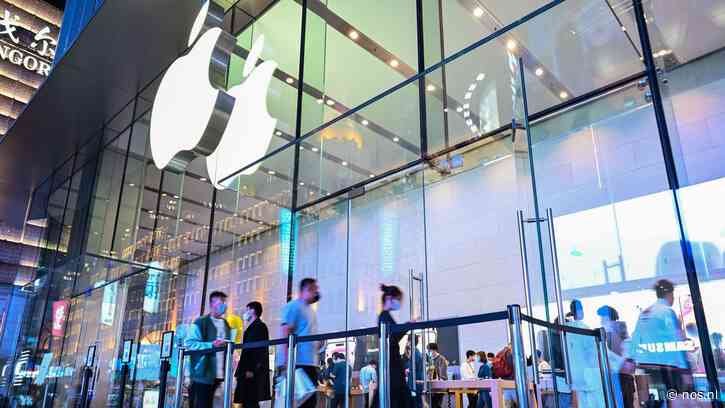 Beurswaarde Apple daalt met 200 miljard dollar na beperkingen China