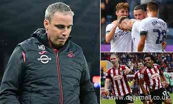 EFL ROUND UP: Swansea boss Michael Duff is still waiting for lift-off, Preston go top of the Championship, while Exeter knock Stevenage off the summit in League One