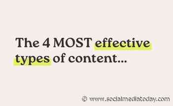 The 4 Most Effective Types of Content to Share on Social Media [Infographic]