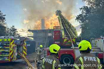 Springfield Road Bromley fire: Three-storey house left destroyed