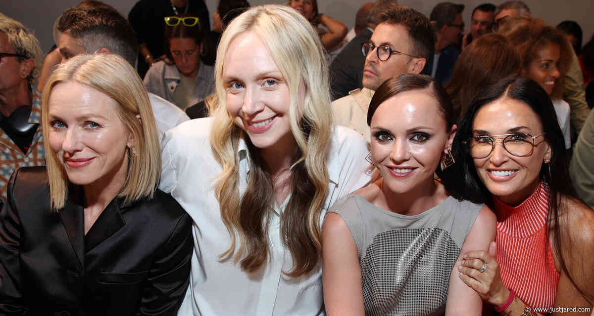 Naomi Watts Sits Front Row with Gwendoline Christie, Christina Ricci, & Demi Moore at Fendi Show in Milan