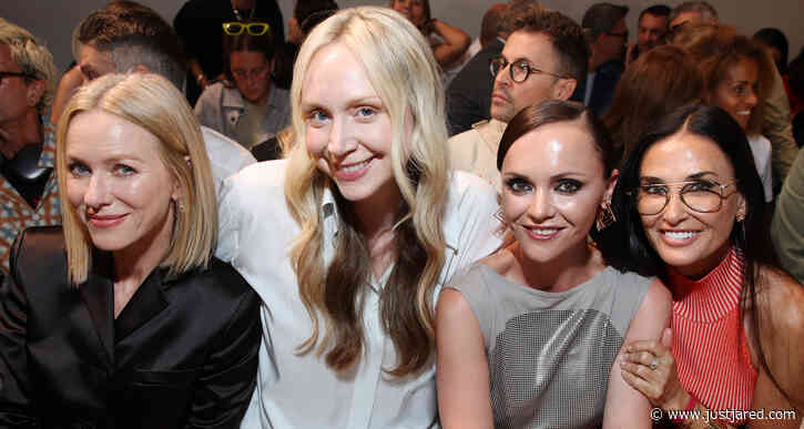 Naomi Watts Sits Front Row with Gwendoline Christie, Christina Ricci, & Demi Moore at Fendi Show in Milan