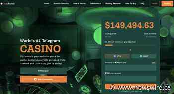 TG.Casino Crypto Gaming Token Presale Raises $150,000 in a Flash, Earn 3,000% APY With Next Telegram Bot to Explode