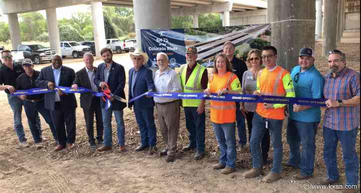 Officials celebrate completion of SH 71 Colorado River bridge project