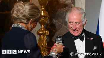 King Charles III makes French-language toast at star-studded banquet