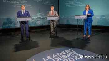 Stefanson, Lamont set sights on Kinew as Manitoba party leaders face off in TV debate