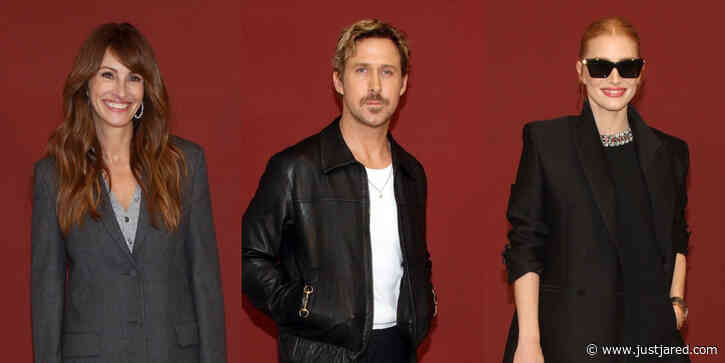 Gucci Brings Star-Studded Crowd to Milan Fashion Show, Including Ryan Gosling, Julia Roberts, Jessica Chastain & More!