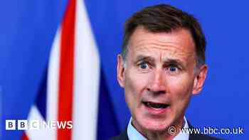 Tax cuts 'virtually impossible' at present, says Jeremy Hunt