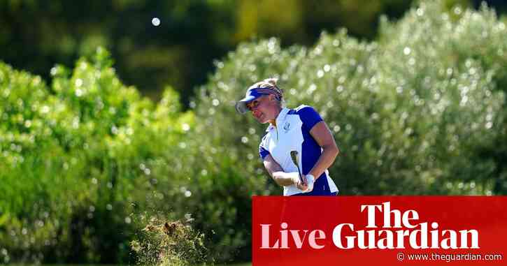 Solheim Cup 2023: Europe 8-8 USA, day two – as it happened