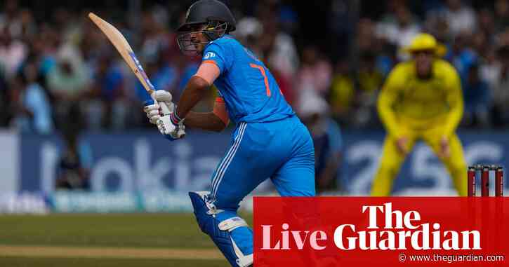 India set Australia a target of 400 to win second ODI – live