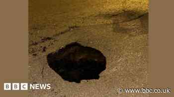 Wisbech 'sinkhole' appears near primary school