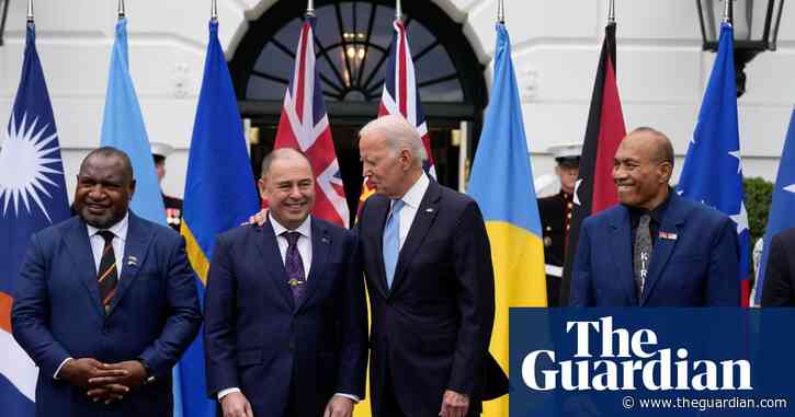 Biden pledges $40bn to Pacific islands to counter growing Chinese influence