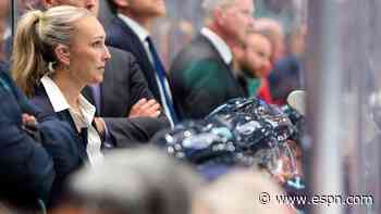 Women behind NHL benches in preseason games
