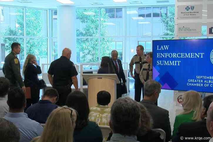 Law enforcement personnel meet up to discuss how to curb gun violence