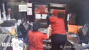 Drive-thru worker draws gun on 'missing curly fries' customer