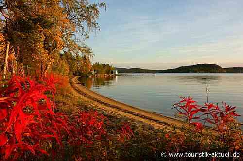 Visit Finland mit Herbstfarben-Livekarte