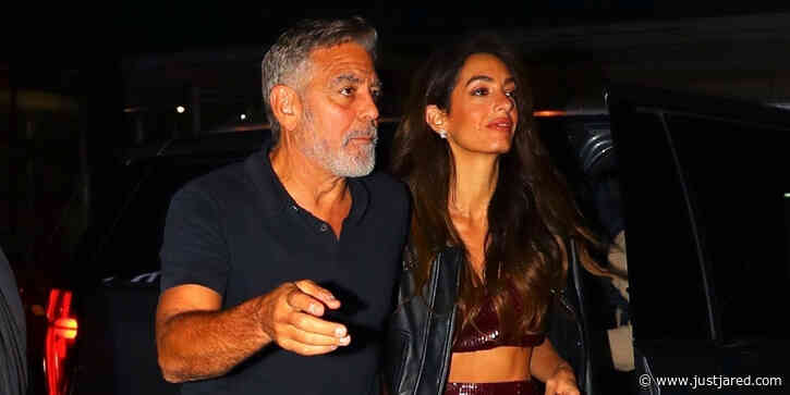 George & Amal Clooney Step Out To Dinner With Their Family in NYC