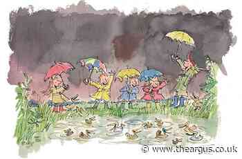 Arundel wetland centre illustrated in new Quentin Blake drawings