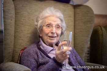 Brighton: Beryl Trent turns 105 at Place Farm House