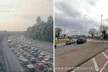 M25 diversion to send traffic to Dome roundabout, Watford