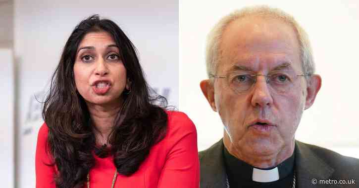 Suella Braverman refuses to meet Archbishop of Canterbury to discuss immigration