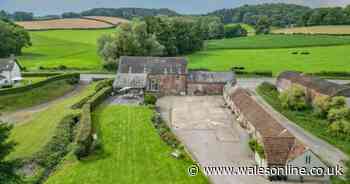 The 17th century barn in the Welsh countryside that's been converted into a jaw dropping dream home