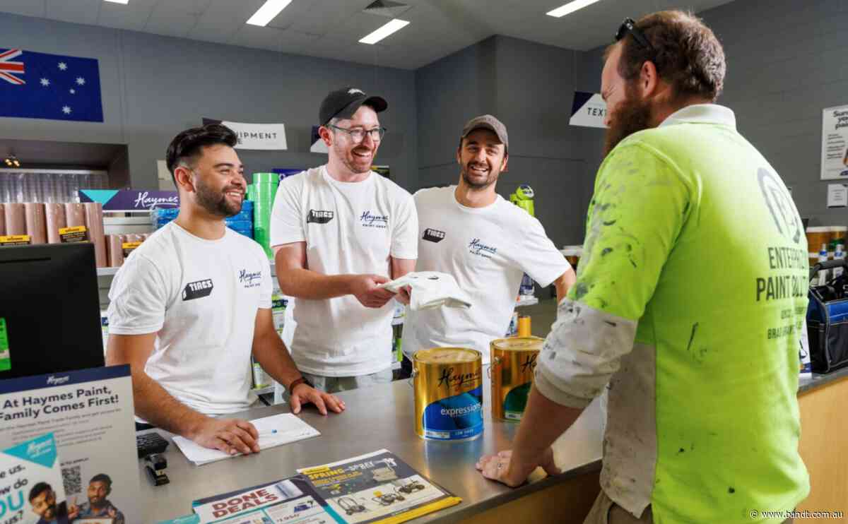 Haymes Paint Shop And Tiacs Team Up For Tradies Mental Health
