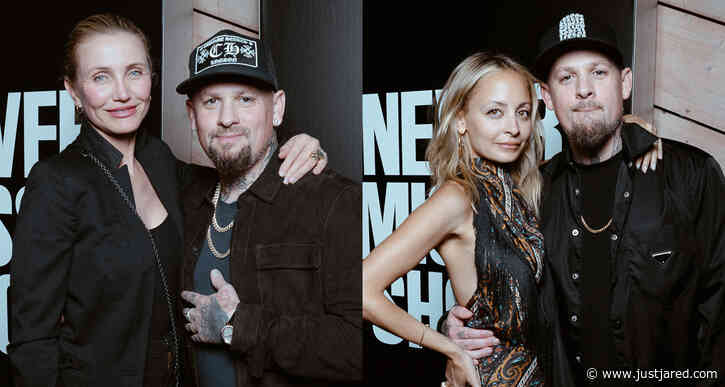 Cameron Diaz & Nicole Richie Support Their Husband Benji & Joel Madden at Veeps All Access Launch Party