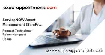 Request Technology - Robyn Honquest: ServiceNOW Asset Management (SamPro/HamPro)
