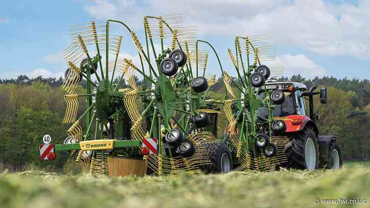 Four-rotor Krone Swadro TC 1570 rake steps up performance