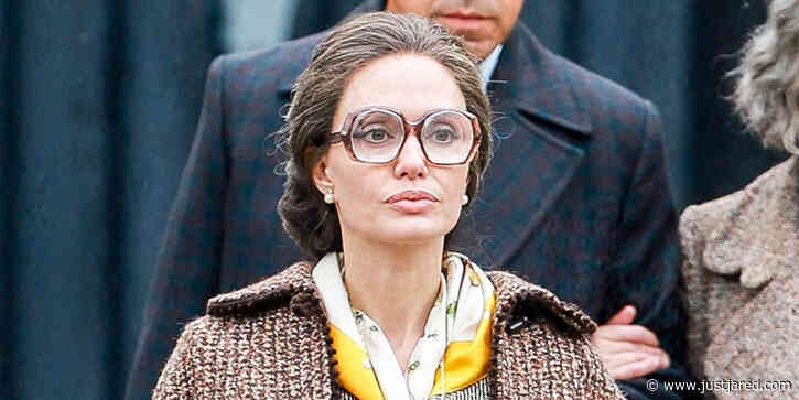 Angelina Jolie Walks Dogs in Character on 'Maria' Set, Films on Iconic Champs-Élysées!
