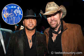 Toby Keith Joins Jason Aldean for Surprise Duet at Oklahoma Show